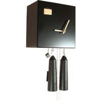 Cuckoo Clock - Romba Cubus CU34-2N Modern Black Forest Cuckoo Clock, 3rd Generation Rombach & Haas